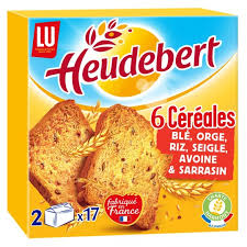 Heudebert Biscot 6 Cereal x34